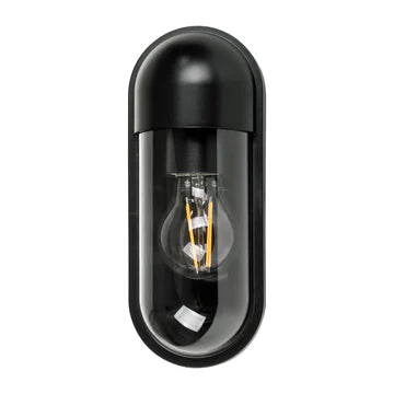 Lume Polycarbonate Black Wall Light